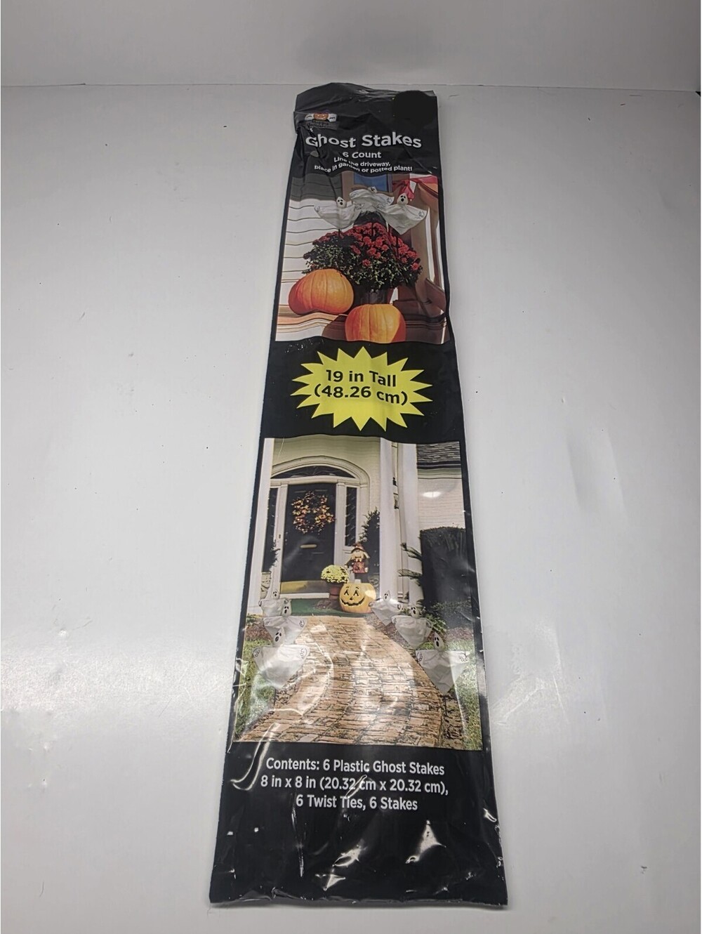 Halloween Ghost Stakes 6 pack Great Garden Driveway Decoration
